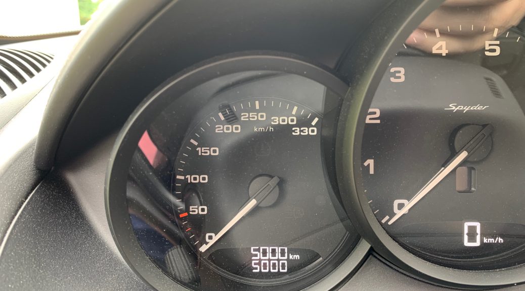 5000 km Porsche Spyder